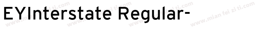 EYInterstate Regular字体转换